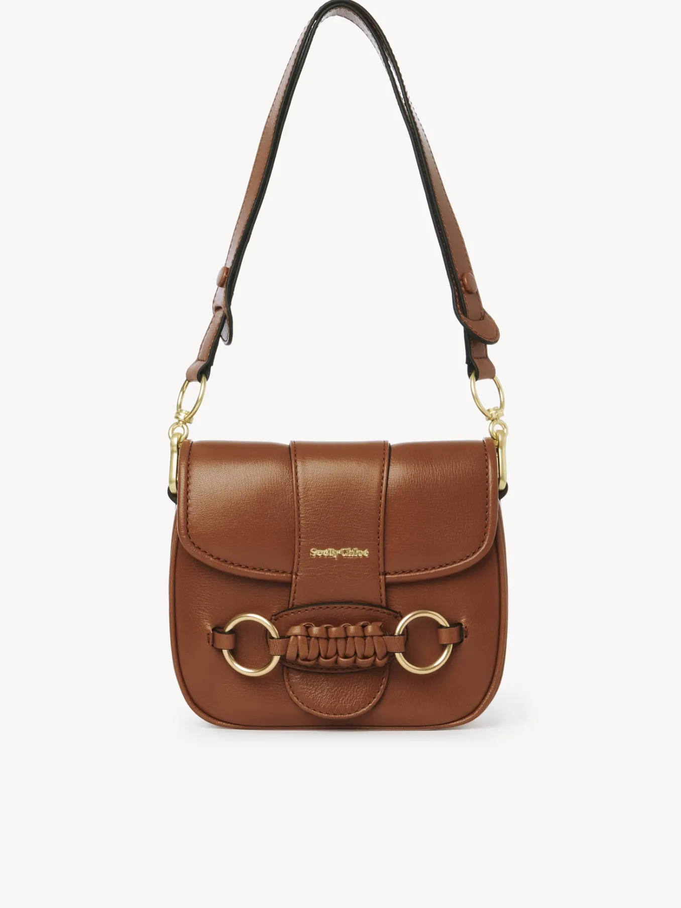 Sacs Porté Épaule-Chloé Sac Porte Épaule Saddie Caramello