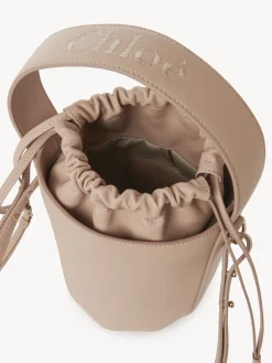 Sacs Porté Épaule-Chloé Sac Seau Chloe Sense Powder Beige