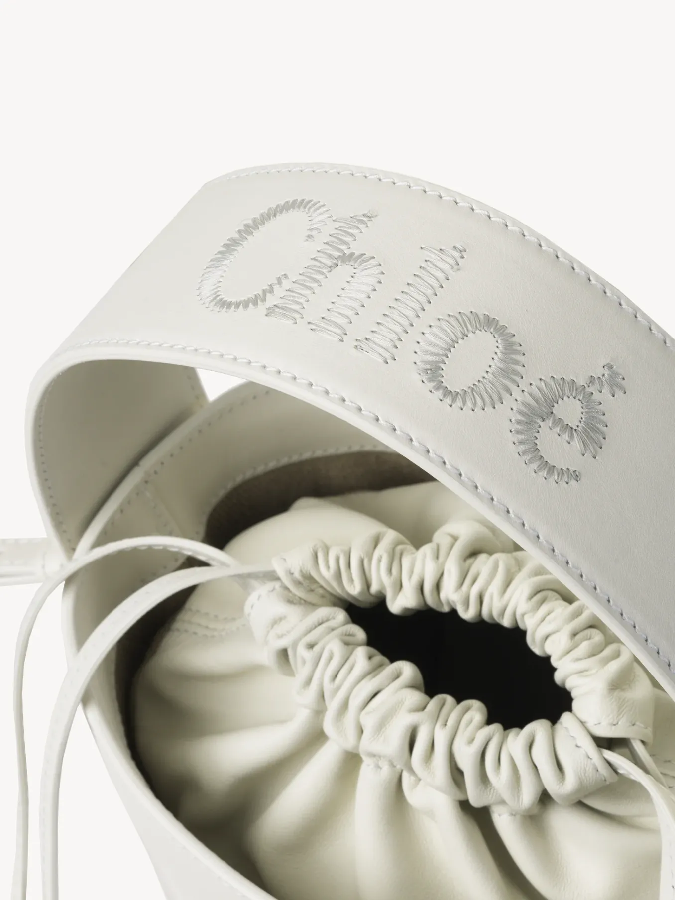 Sacs À Bandoulière-Chloé Sac Seau Chloe Sense Blanc