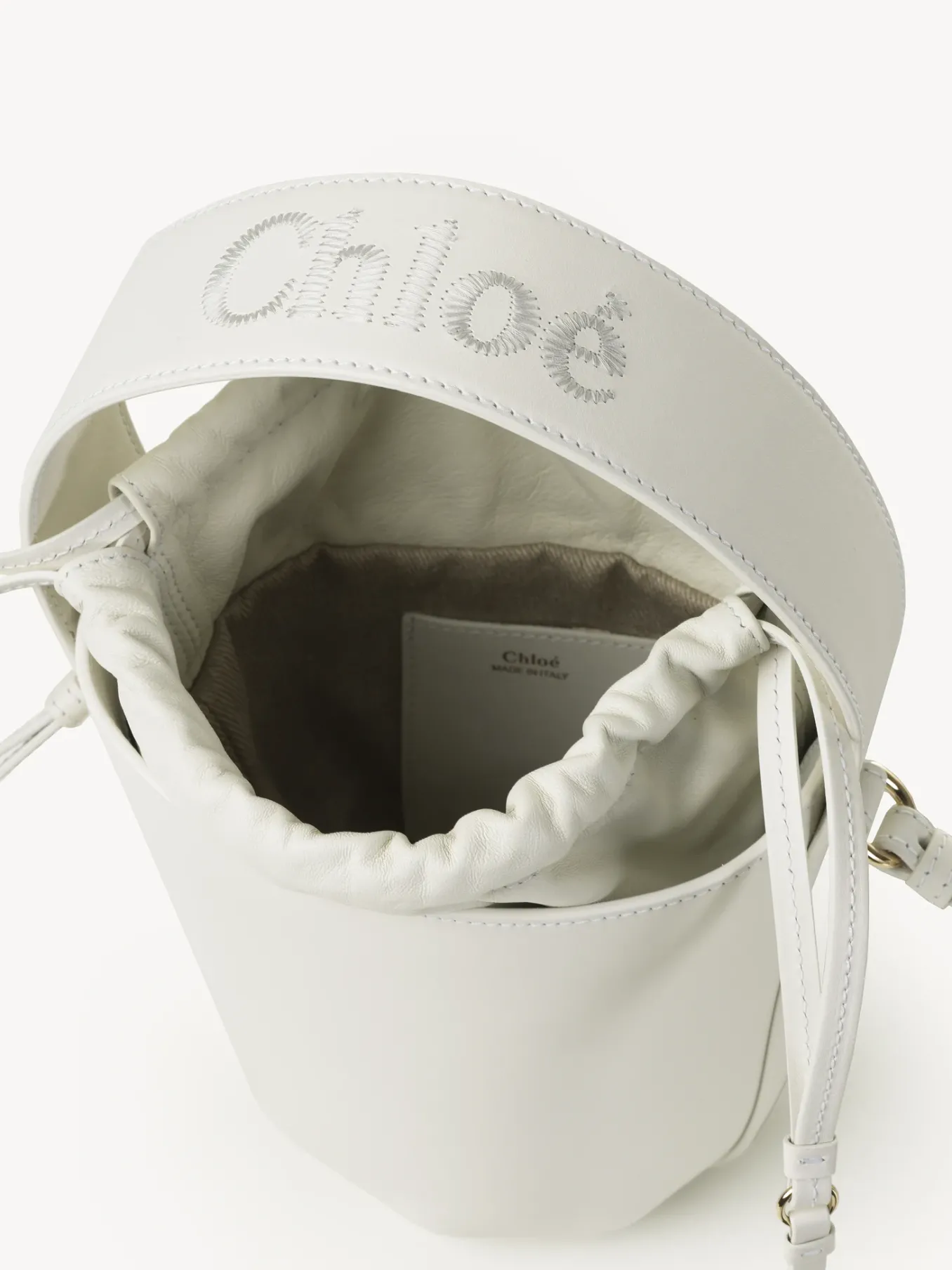 Sacs À Bandoulière-Chloé Sac Seau Chloe Sense Blanc