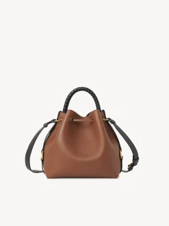 Sacs À Bandoulière-Chloé Sac Seau Marcie Tan
