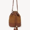 Sacs Porté Épaule-Chloé Sac Seau Vicki Caramello