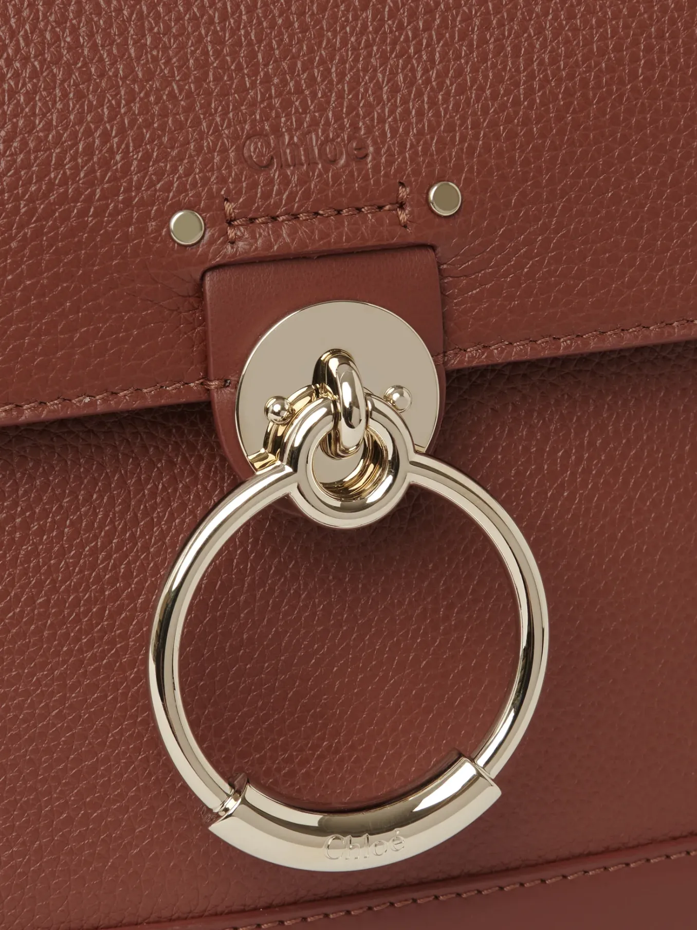 Sacs À Bandoulière-Chloé Sac Tess Day Sepia Brown