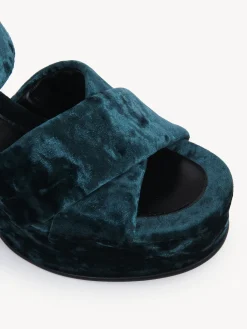 Sandales Et Espadrilles-Chloé Sandales A Plateforme Orla Green 425