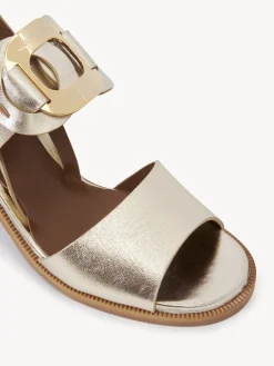 Sandales Et Espadrilles-Chloé Sandales A Talon Chany Platino