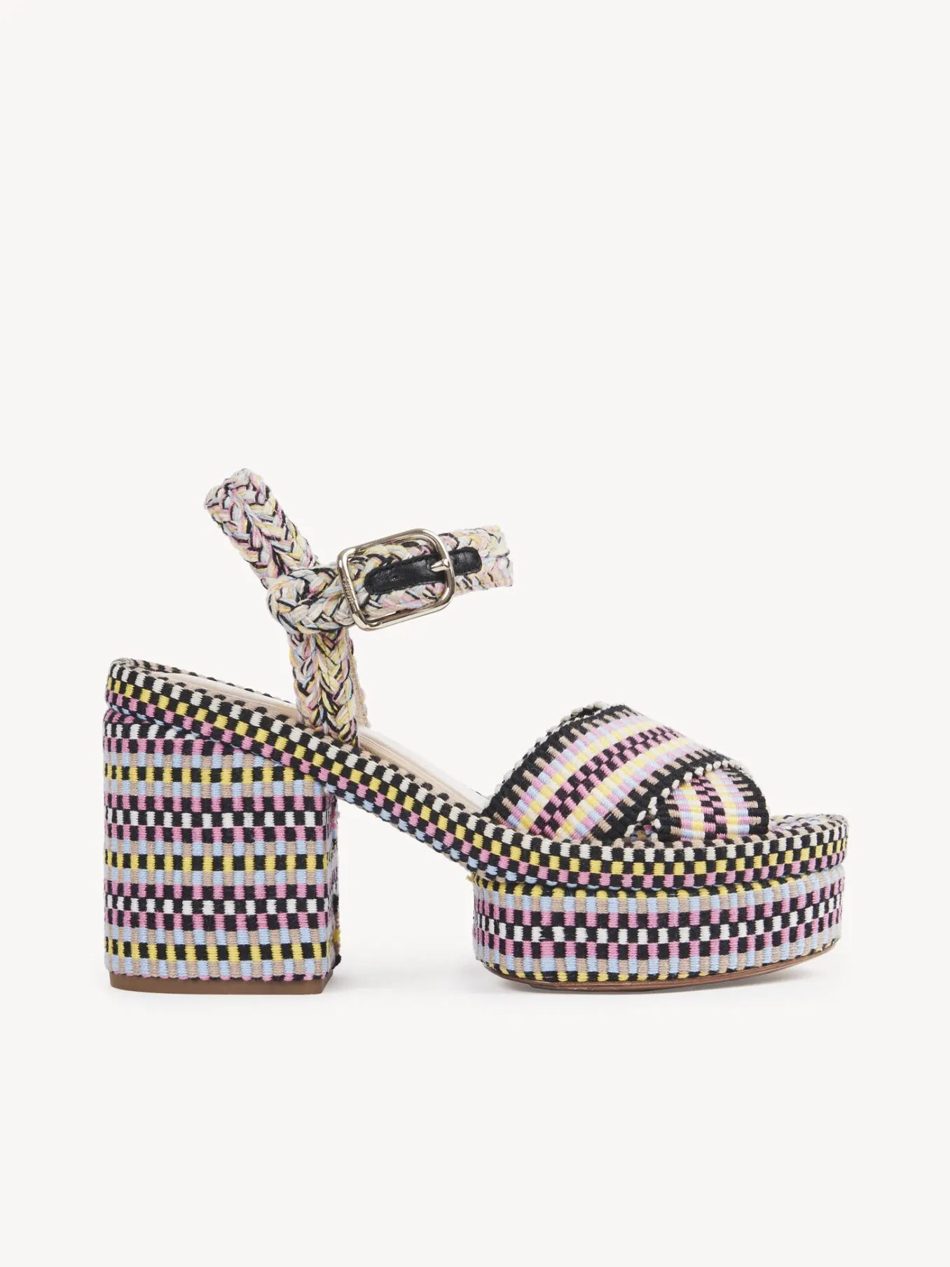 Sandales Et Espadrilles-Chloé Sandales A Talon Odina Powder Blue