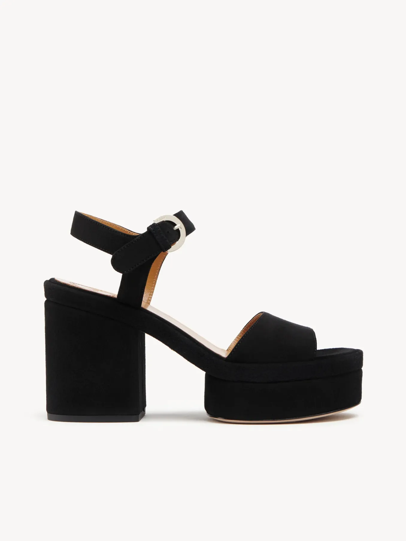 Sandales Et Espadrilles-Chloé Sandales A Talon Odina Noir
