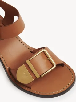 Sandales Et Espadrilles-Chloé Sandales A Talon Rebecca Luminous Ochre