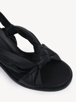 Sandales Et Espadrilles-Chloé Sandales A Talon Spencer Noir