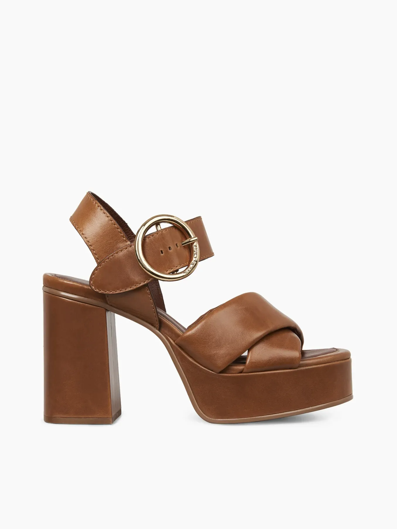 Sandales Et Espadrilles-Chloé Sandales Hautes Lyna Cuoio