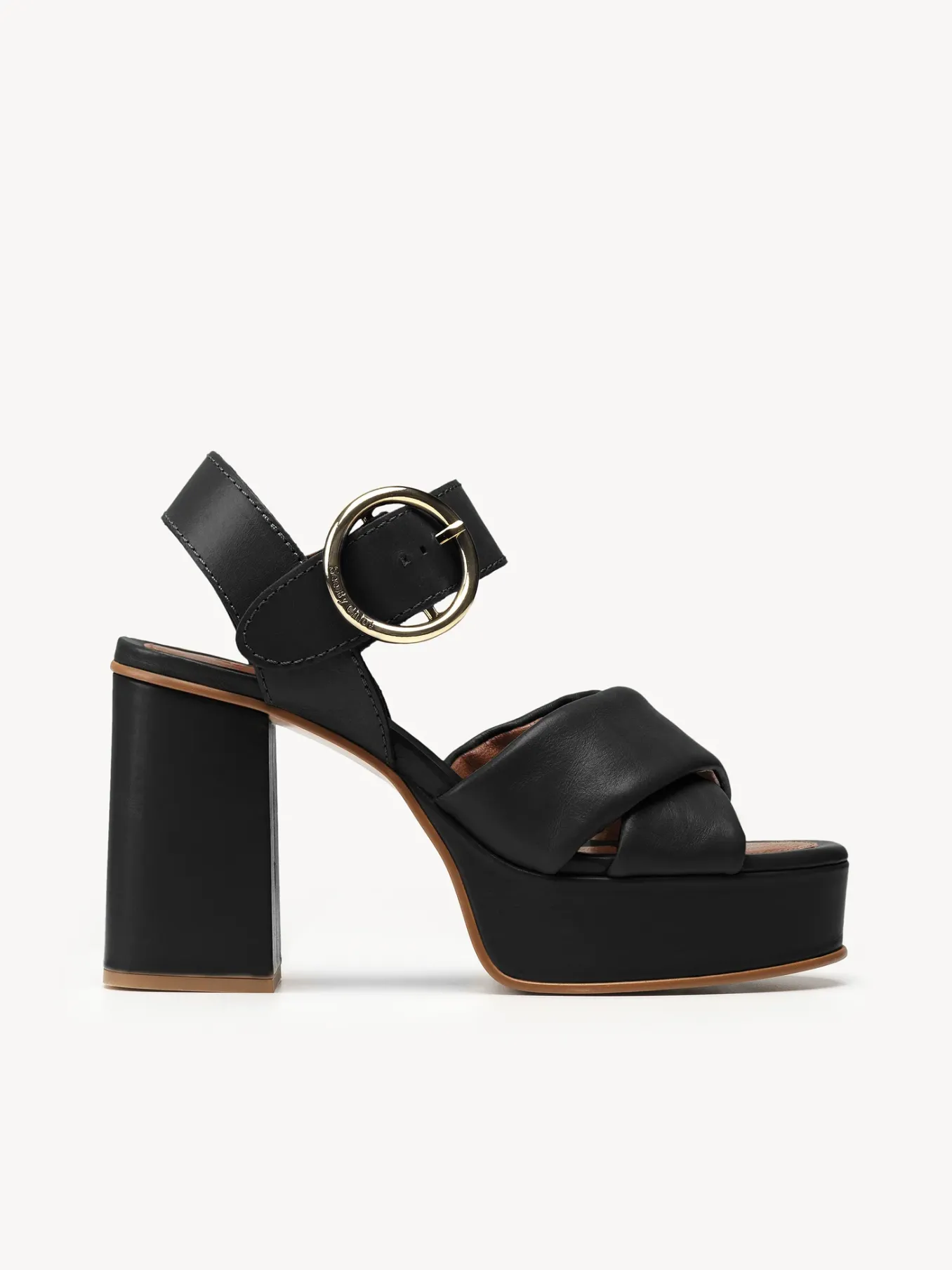 Sandales Et Espadrilles-Chloé Sandales Hautes Lyna Noir