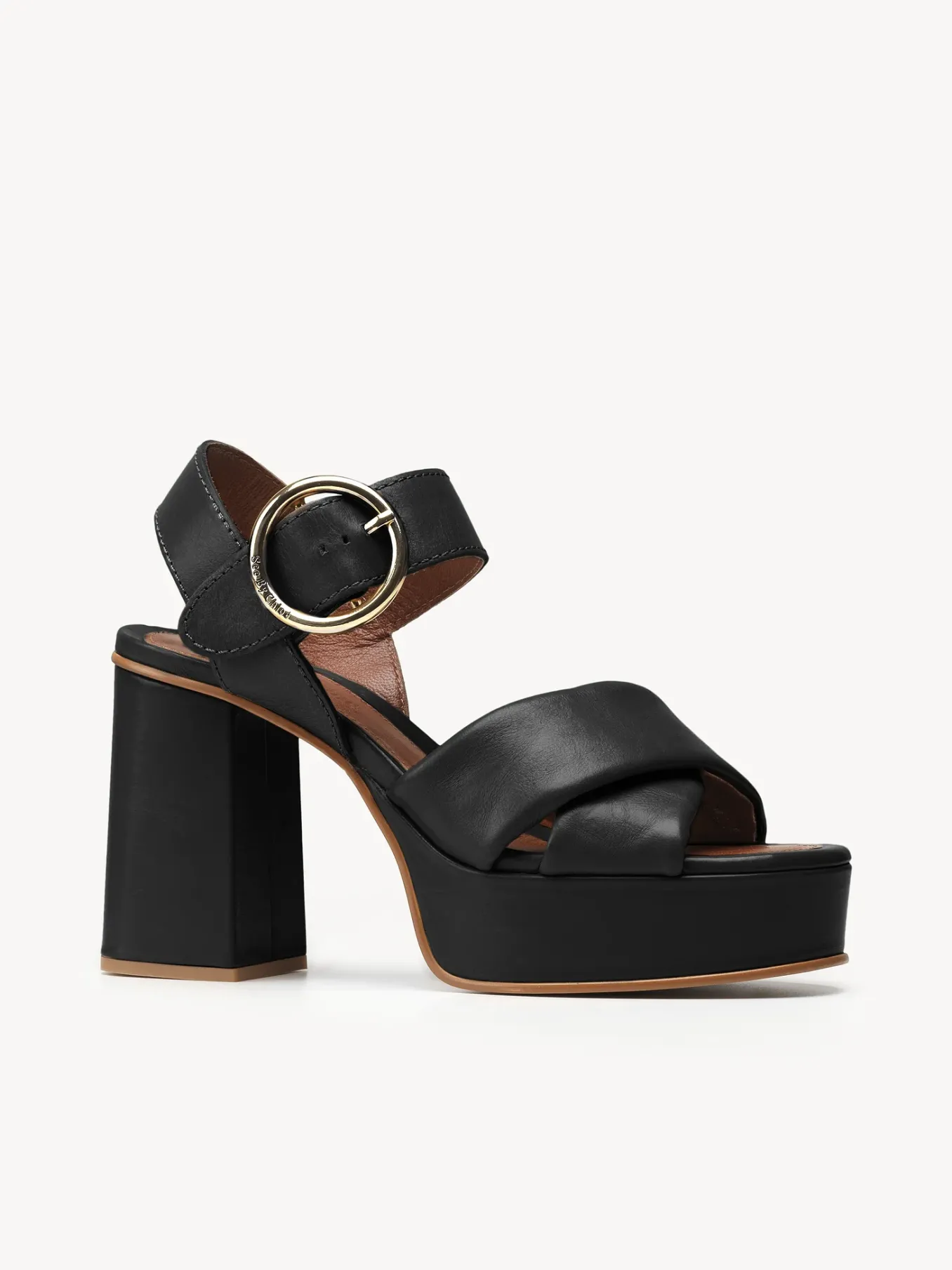 Sandales Et Espadrilles-Chloé Sandales Hautes Lyna Noir