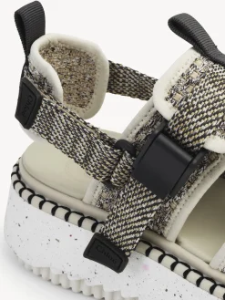 Sandales Et Espadrilles-Chloé Sandales Lilli Nomad Beige