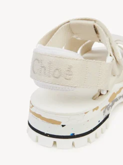 Sandales Et Espadrilles-Chloé Sandales Nikie Pearly Grey