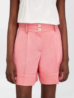 Vêtements-Chloé Short Bermuda A Revers Sunset Pink