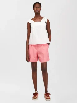 Vêtements-Chloé Short Bermuda A Revers Sunset Pink