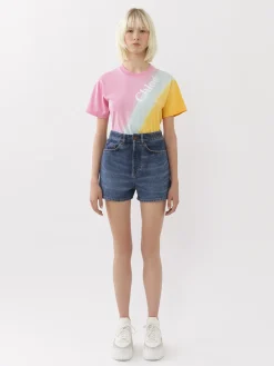 Denim-Chloé Short Classique « Dukuno » Faded Denim