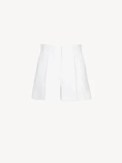 Tailleurs-Chloé Short De Costume Blanc