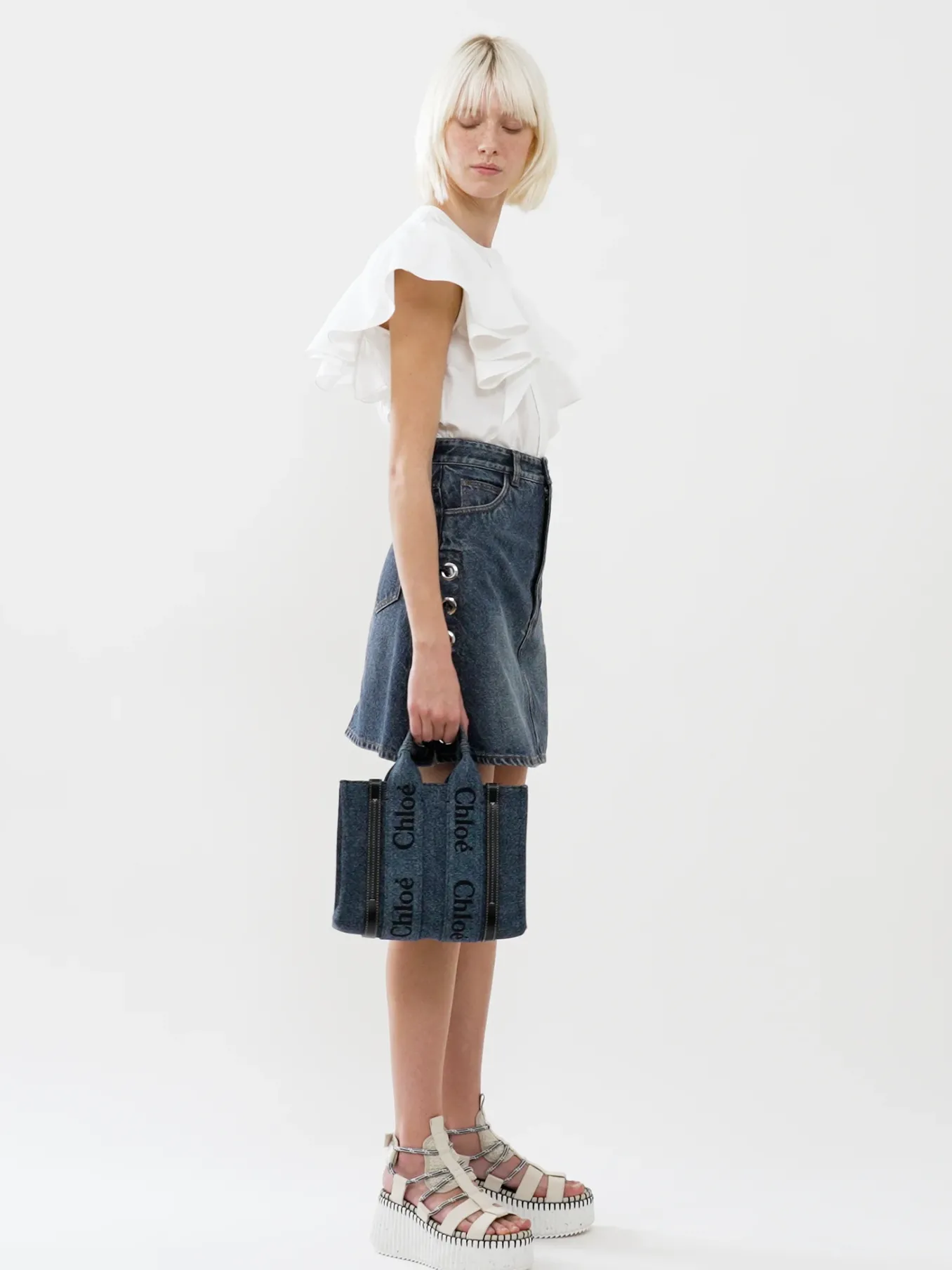 Tailleurs-Chloé Short De Costume Blanc