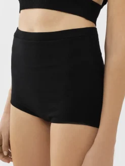 Maille-Chloé Shorty Taille Haute Noir