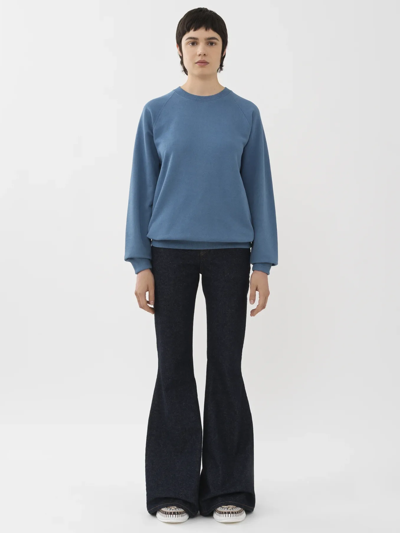 Tops Et Blouses-Chloé Sweat Col Rond Pure Blue