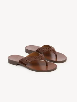Tenues De Plage-Chloé Tongs Paz Chloe X Eres Red Ochre