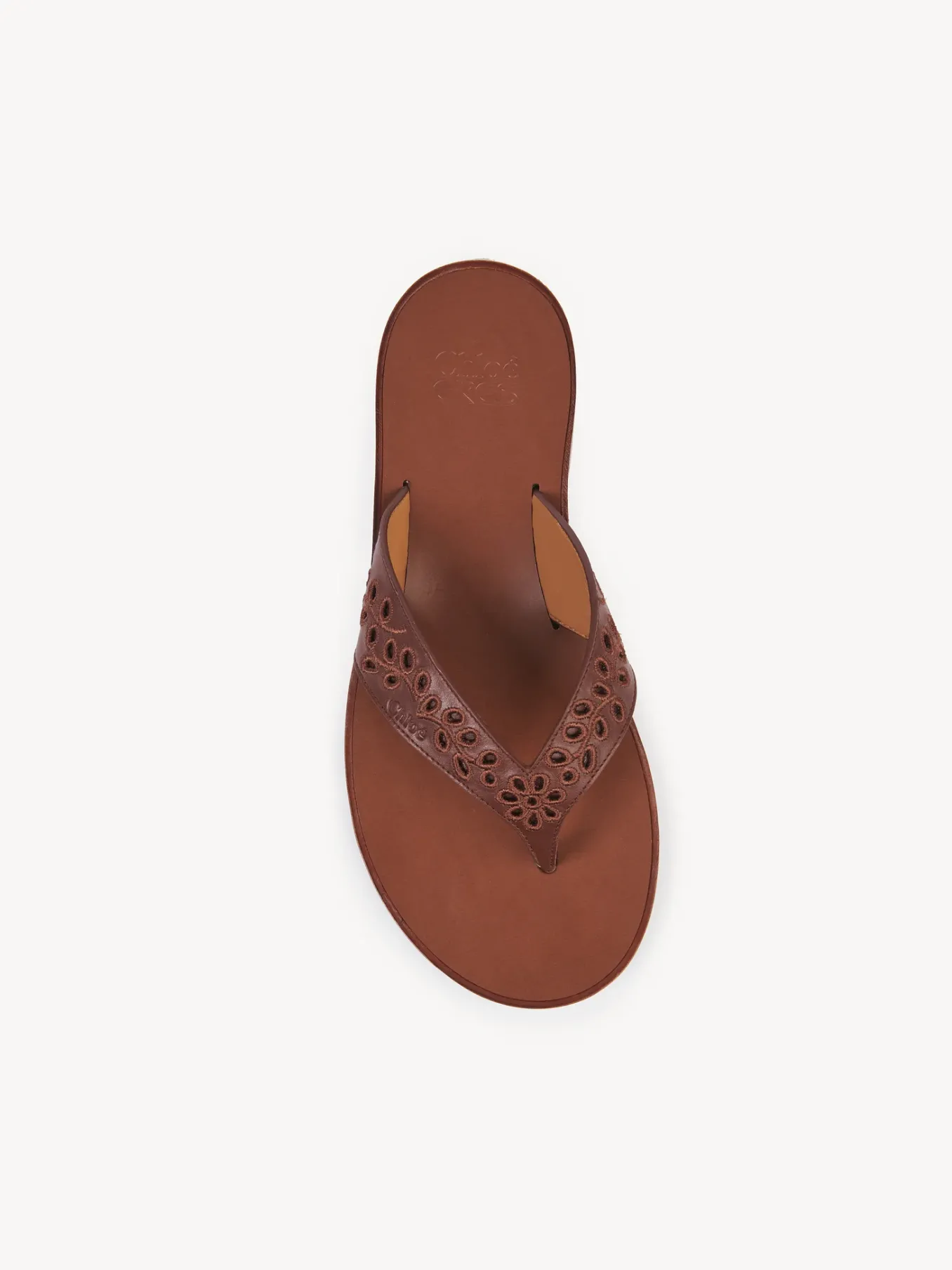 Tenues De Plage-Chloé Tongs Paz Chloe X Eres Red Ochre