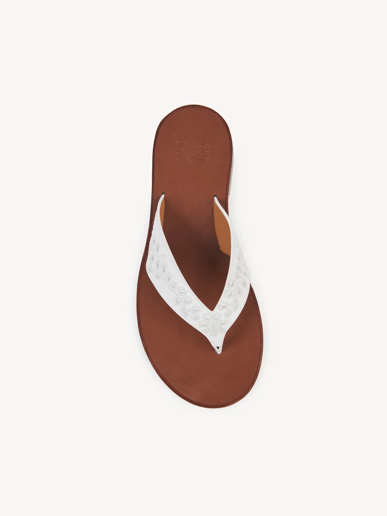 Tenues De Plage-Chloé Tongs Paz Chloe X Eres Iconic Milk
