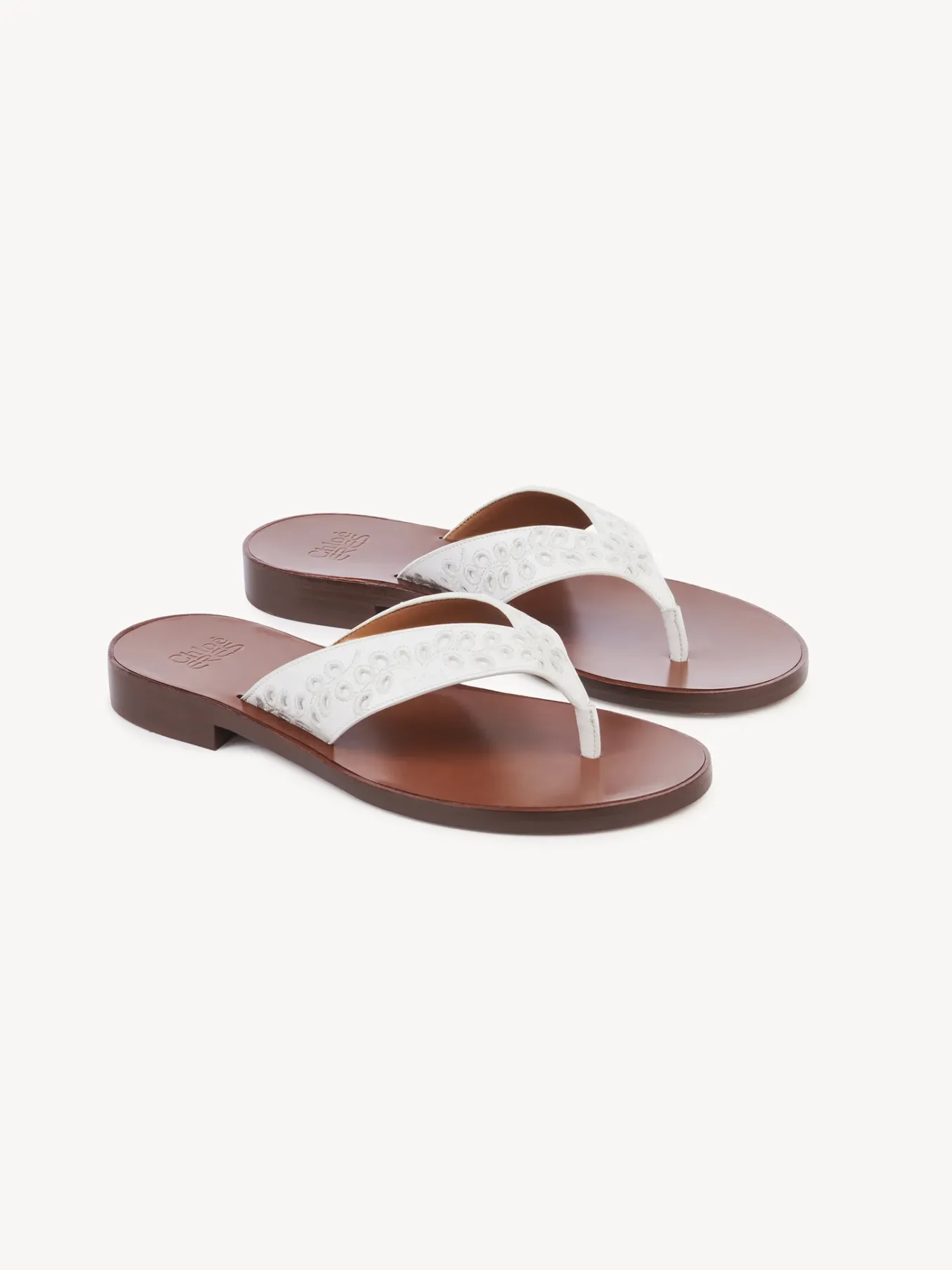 Tenues De Plage-Chloé Tongs Paz Chloe X Eres Iconic Milk