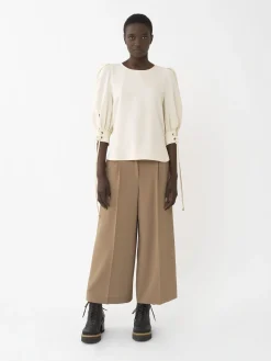 Vêtements-Chloé Top Col Rond Milk