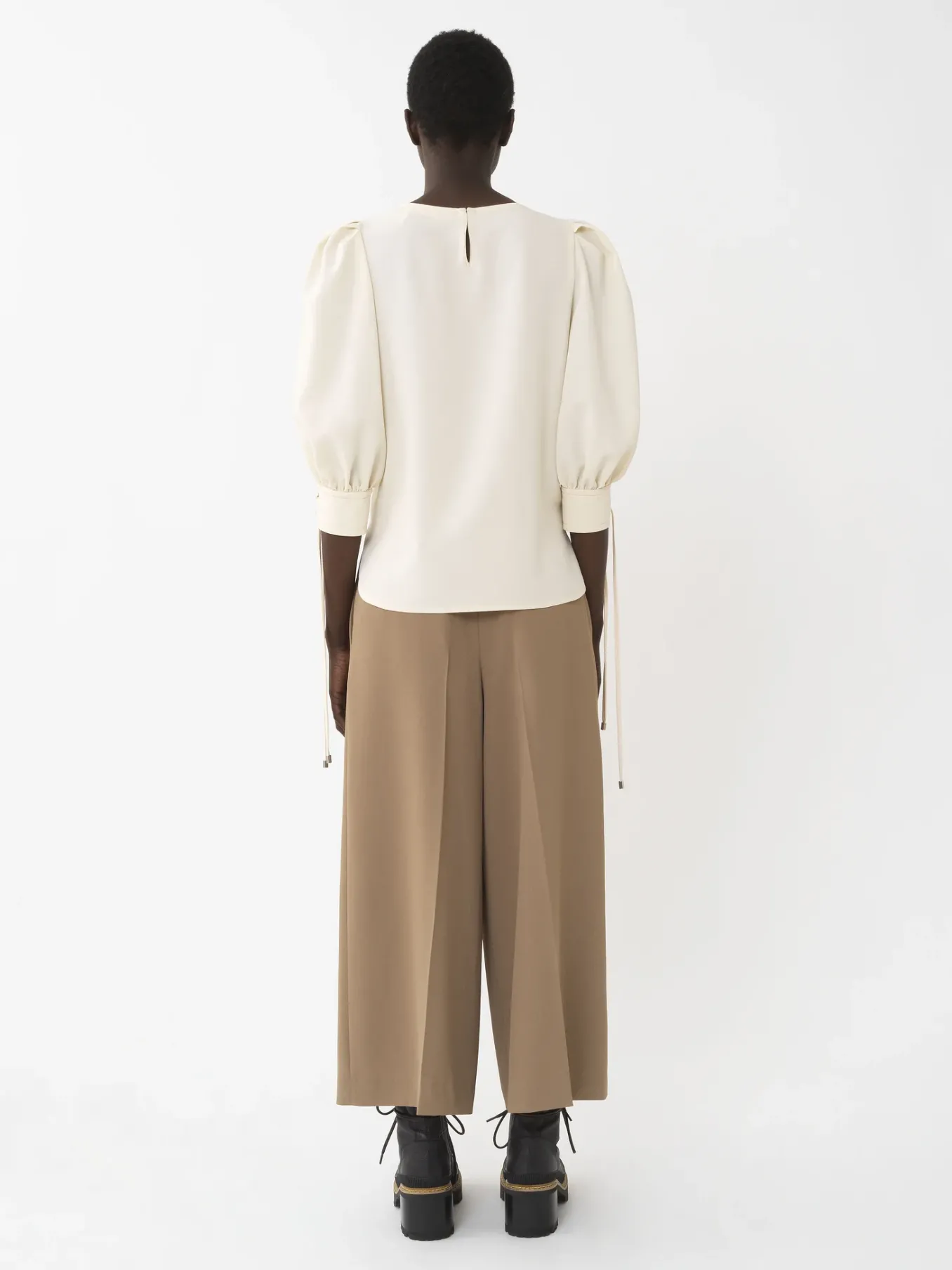 Vêtements-Chloé Top Col Rond Milk