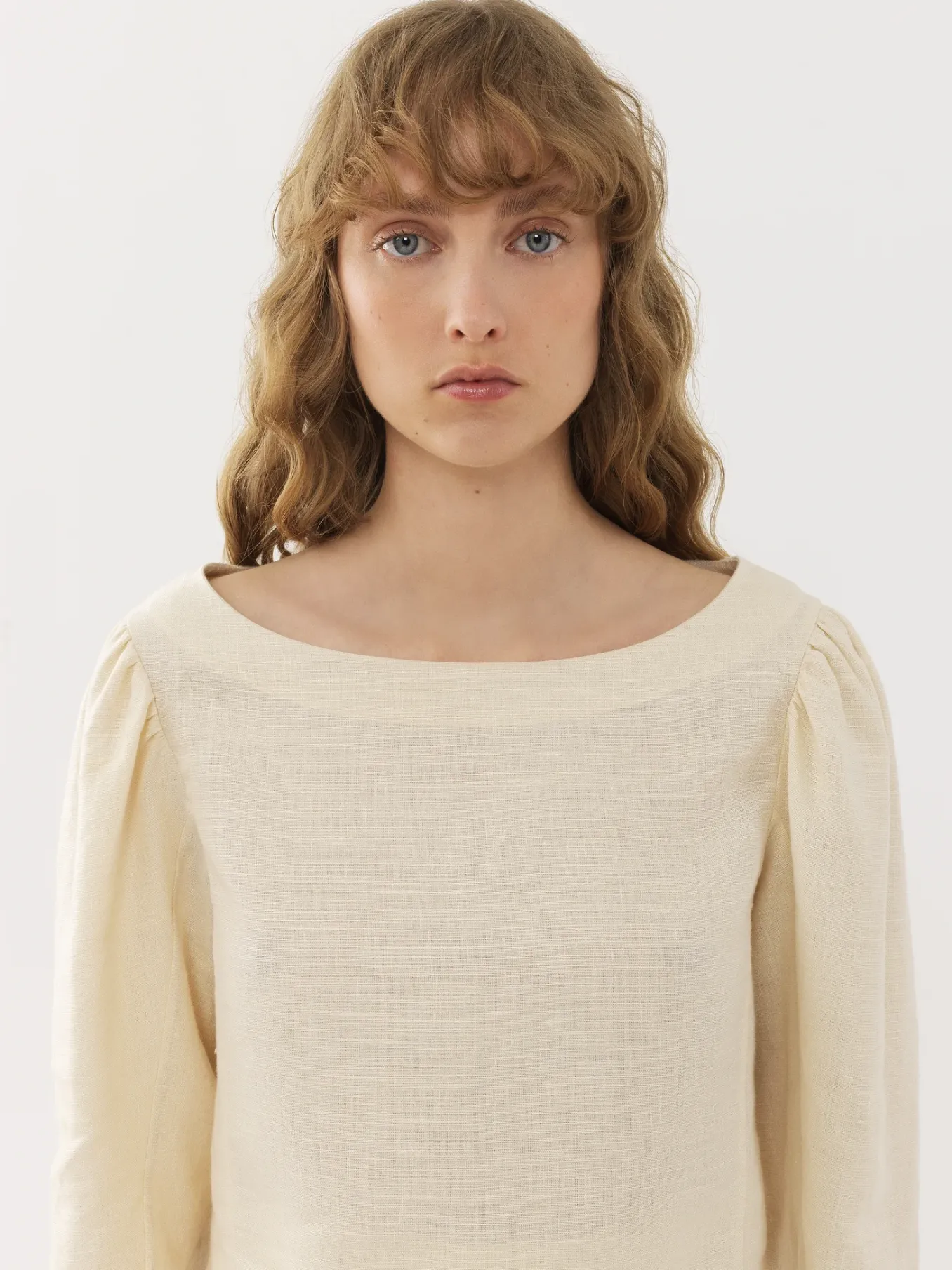 Tops Et Blouses-Chloé Top Court Encolure Bateau Coconut Milk