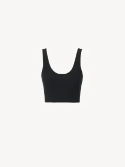 Tops Et Blouses-Chloé Top Court Sans Manches Noir