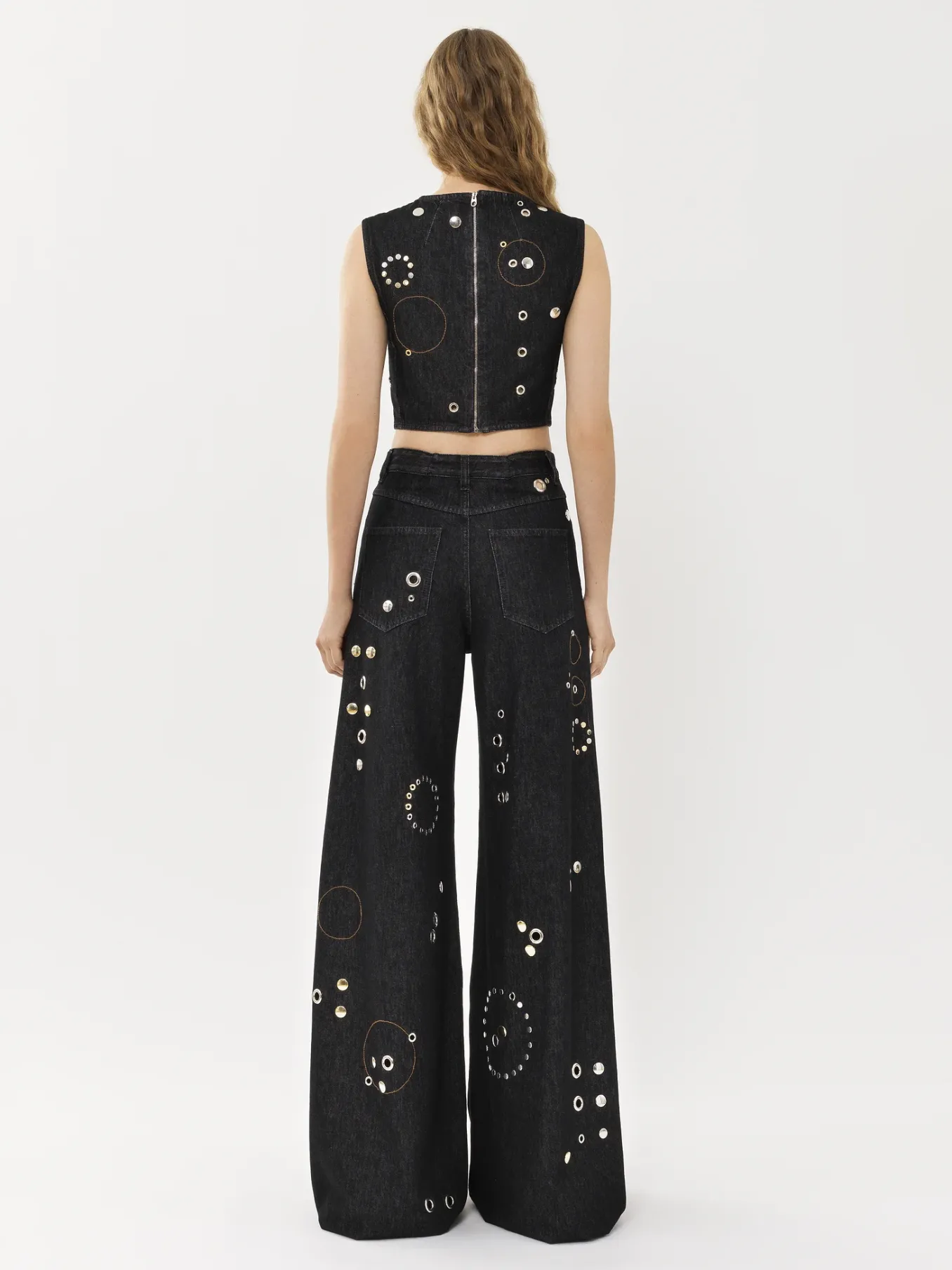 Tops Et Blouses-Chloé Top Court Sans Manches Noir