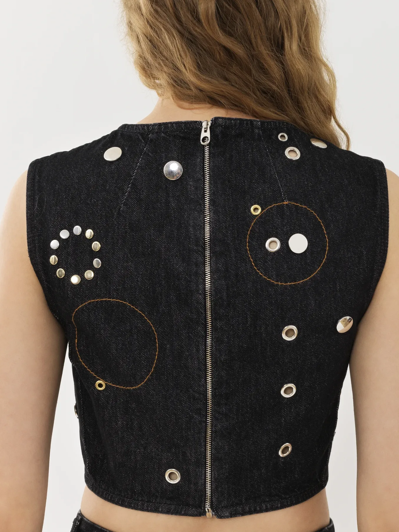 Tops Et Blouses-Chloé Top Court Sans Manches Noir