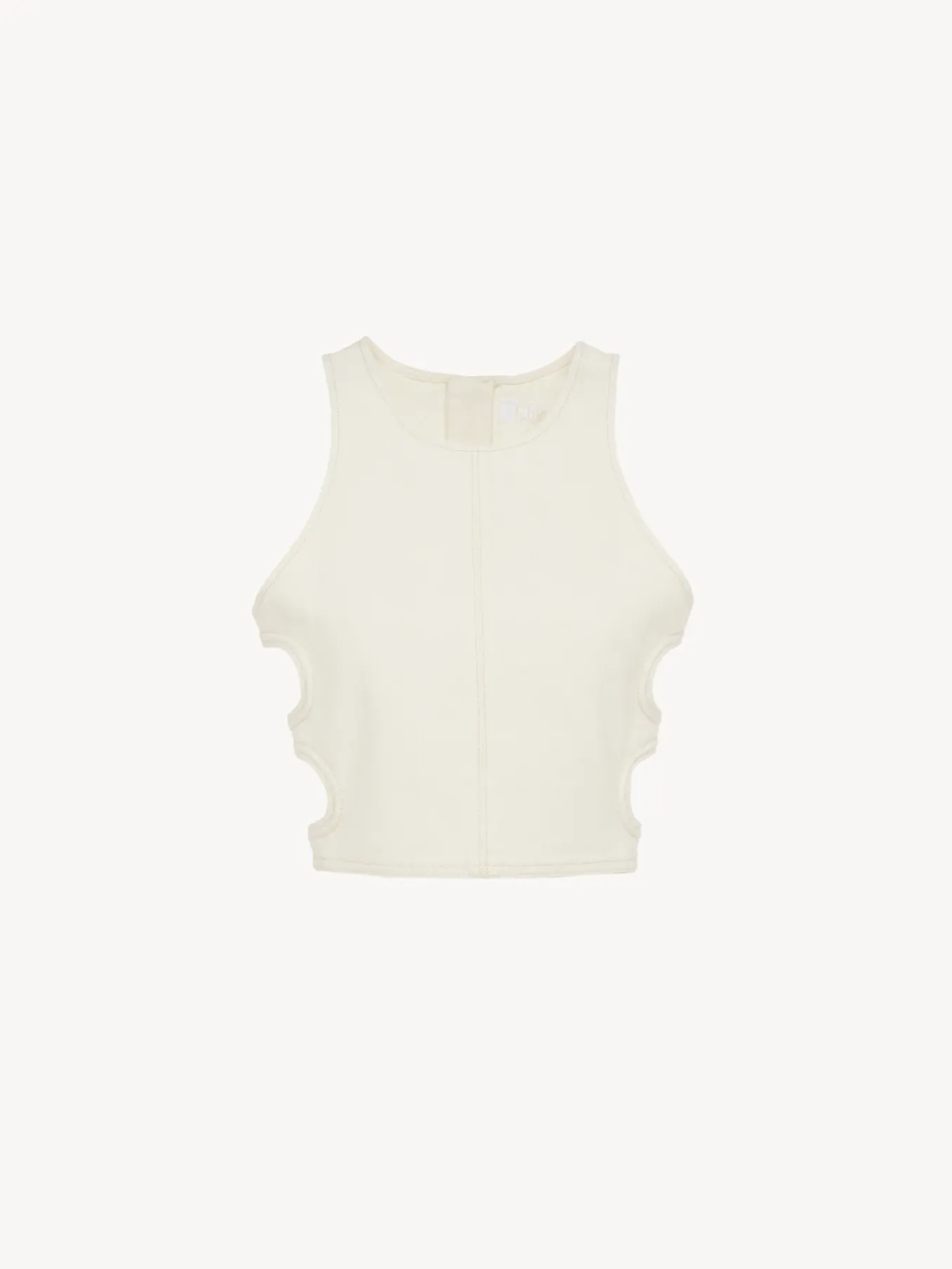 Tops Et Blouses-Chloé Top Court Sans Manches Iconic Milk