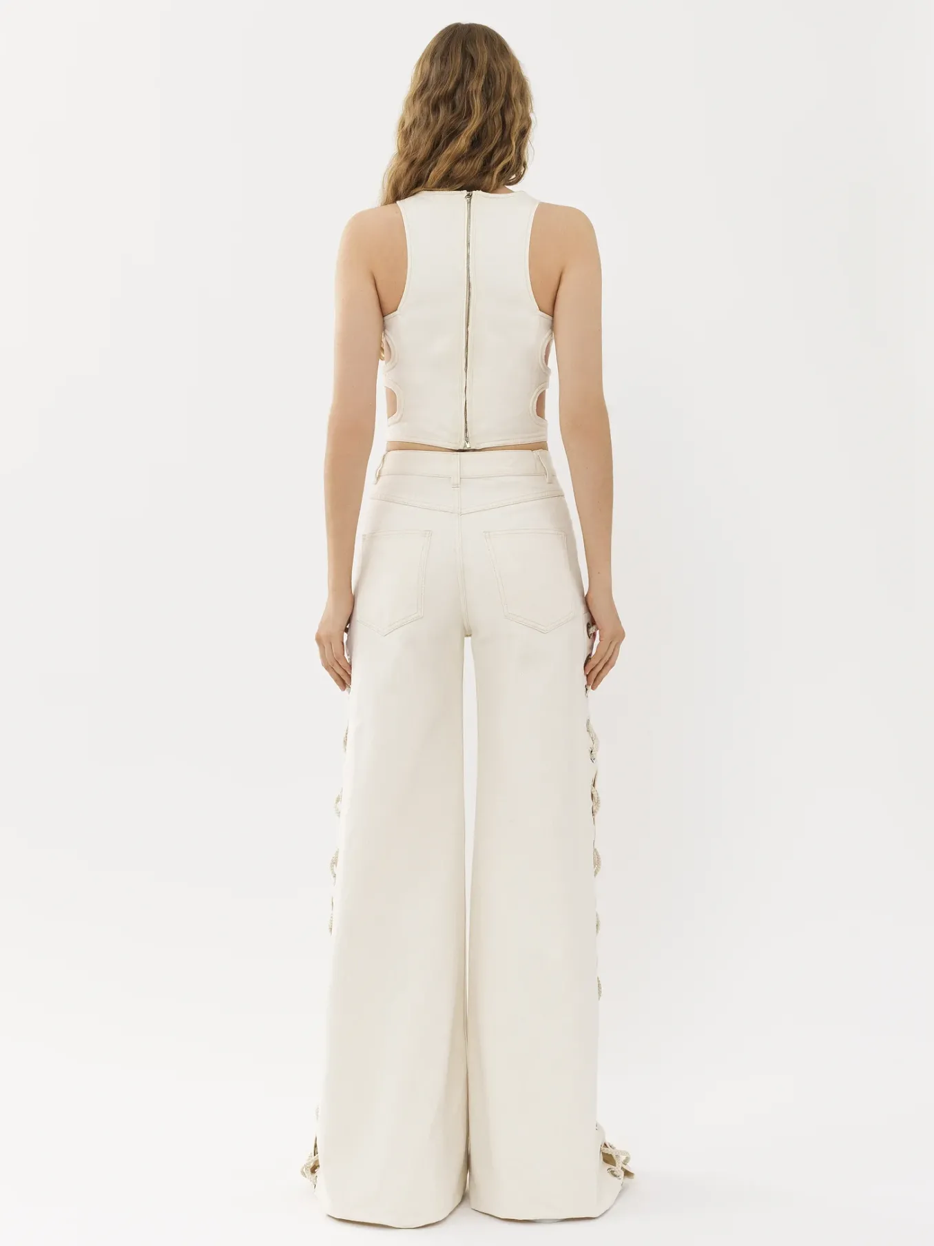 Tops Et Blouses-Chloé Top Court Sans Manches Iconic Milk