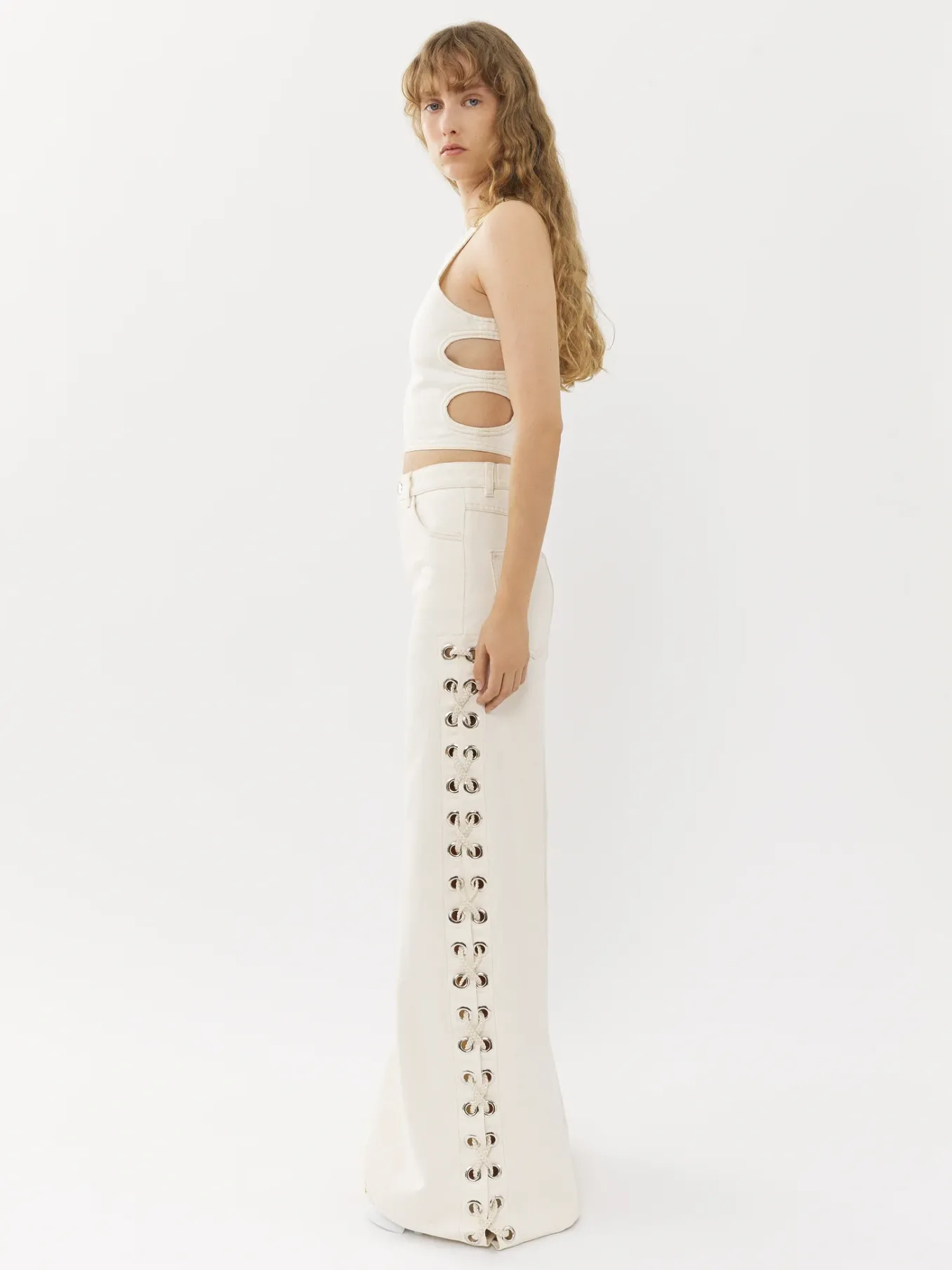 Tops Et Blouses-Chloé Top Court Sans Manches Iconic Milk