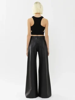 Tops Et Blouses-Chloé Top Court Sans Manches Noir