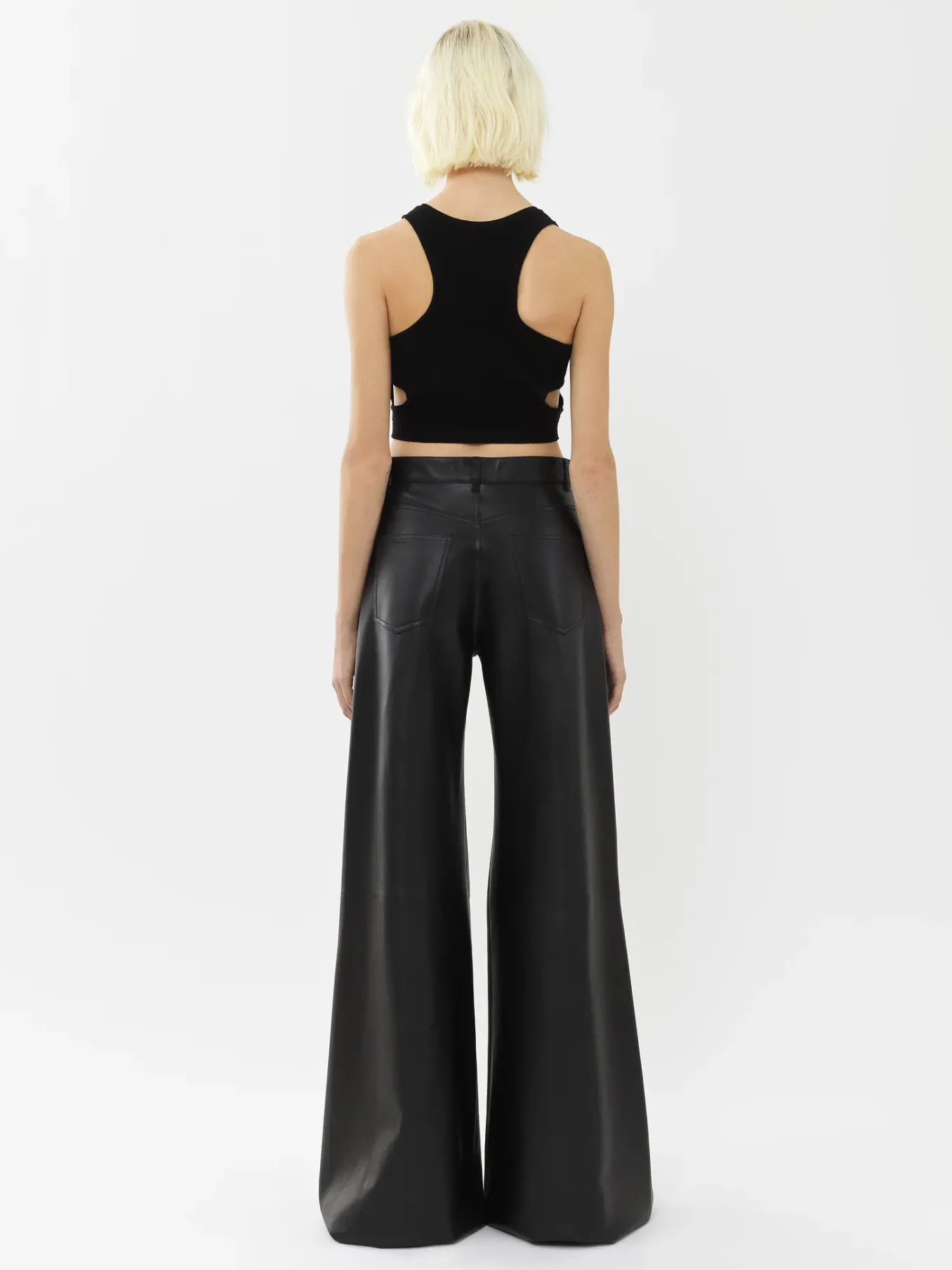 Tops Et Blouses-Chloé Top Court Sans Manches Noir