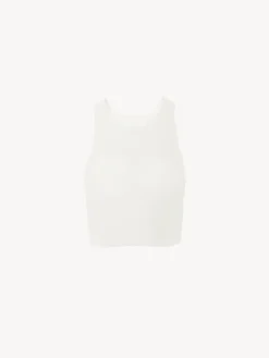 Tops Et Blouses-Chloé Top Court Sans Manches Iconic Milk