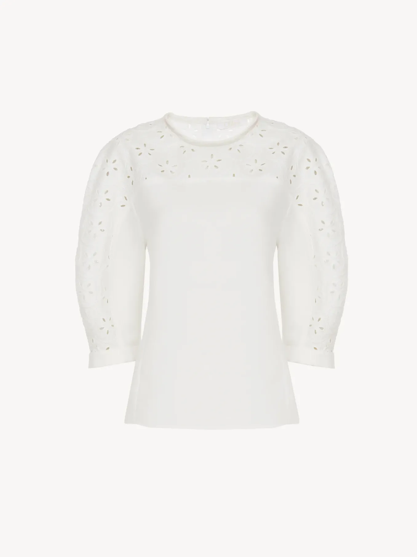 Tops Et Blouses-Chloé Top Manches Ballon Iconic Milk