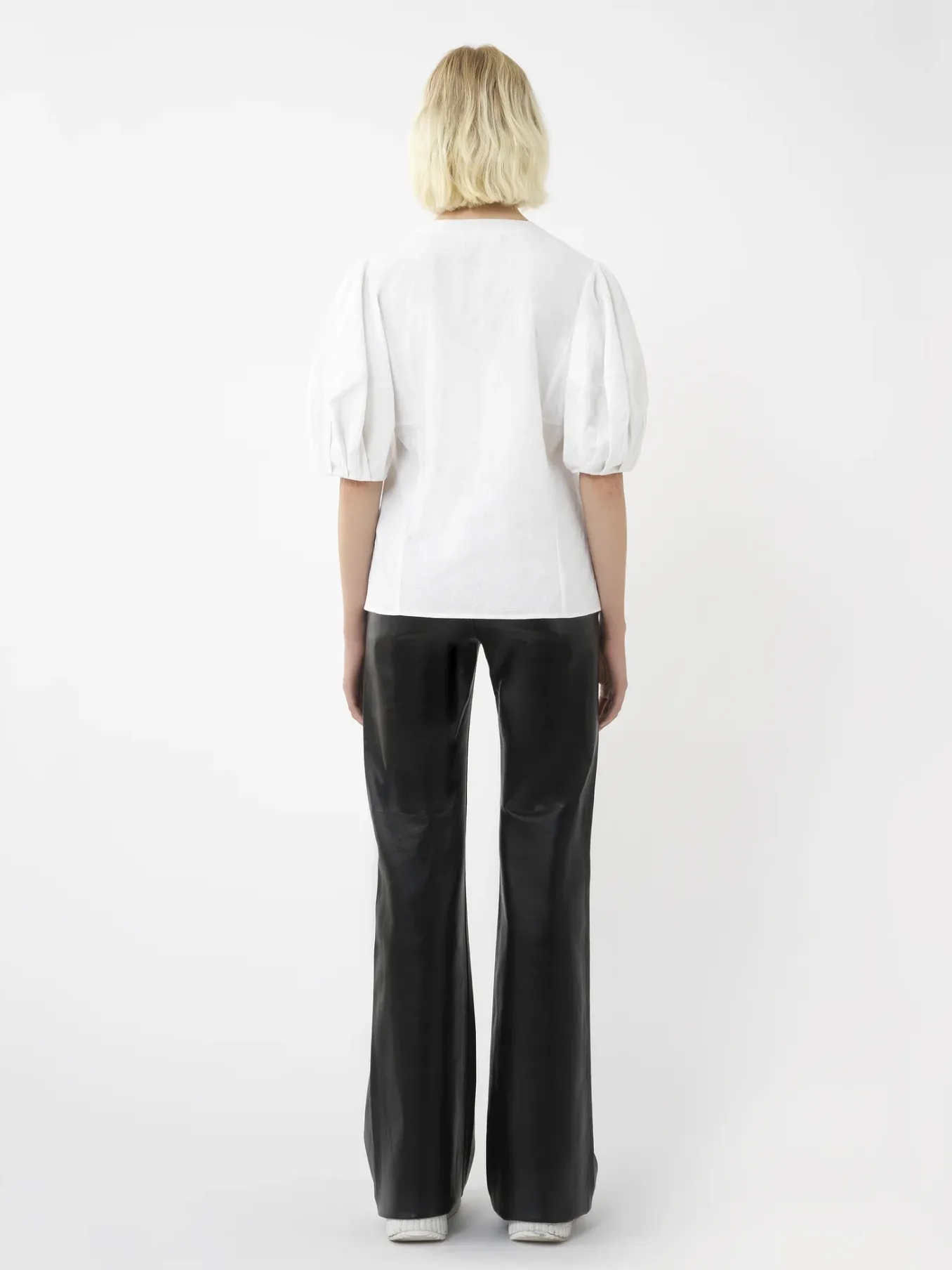 Tops Et Blouses-Chloé Top Manches Ballon Blanc