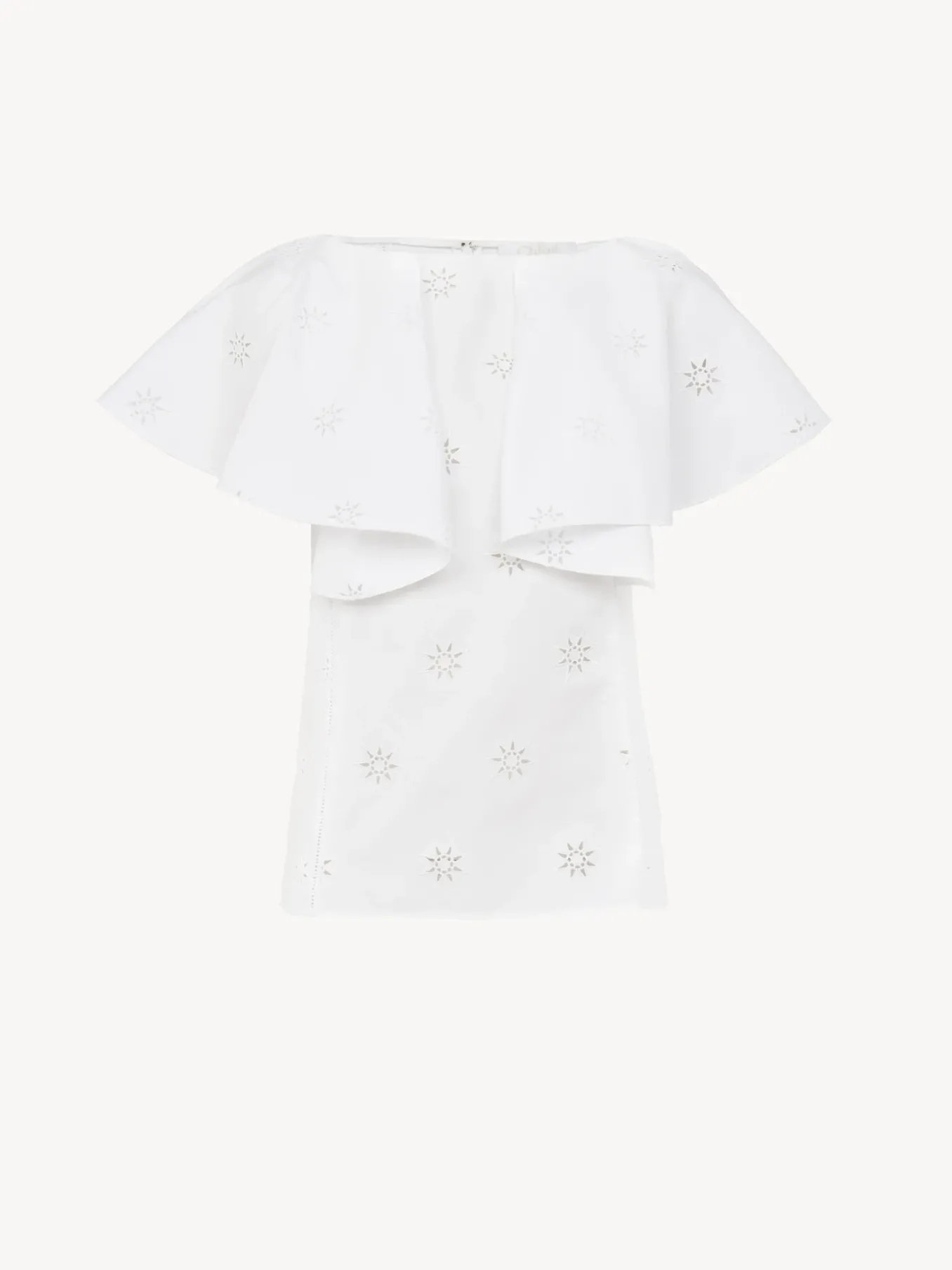Tops Et Blouses-Chloé Top Manches Papillon Blanc