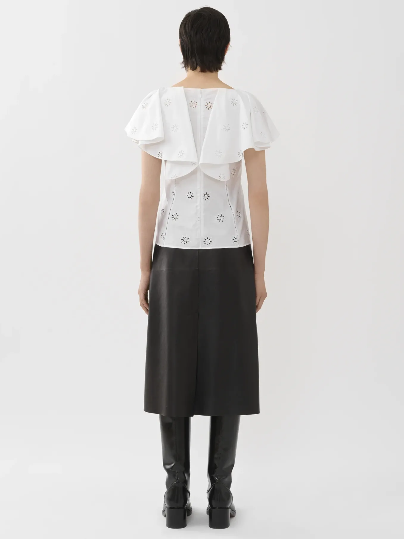 Tops Et Blouses-Chloé Top Manches Papillon Blanc