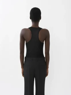 Tops Et Blouses-Chloé Top Sans Manches Noir