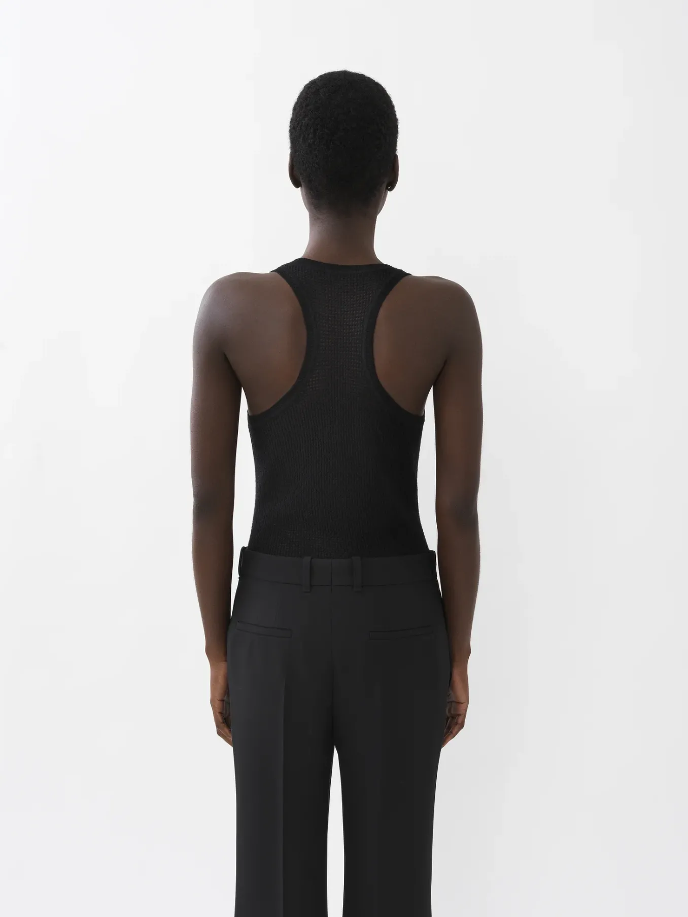 Tops Et Blouses-Chloé Top Sans Manches Noir