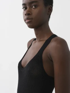 Tops Et Blouses-Chloé Top Sans Manches Noir