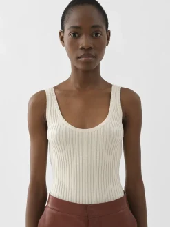 Tops Et Blouses-Chloé Top Sans Manches Lovely White
