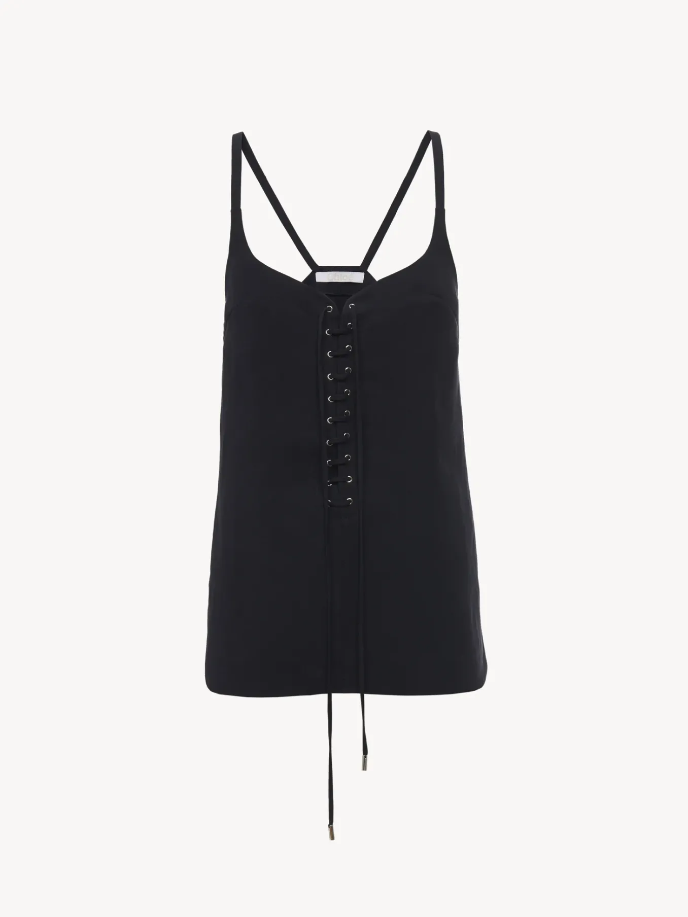 Tops Et Blouses-Chloé Top Sans Manches A Lacets Ink Navy